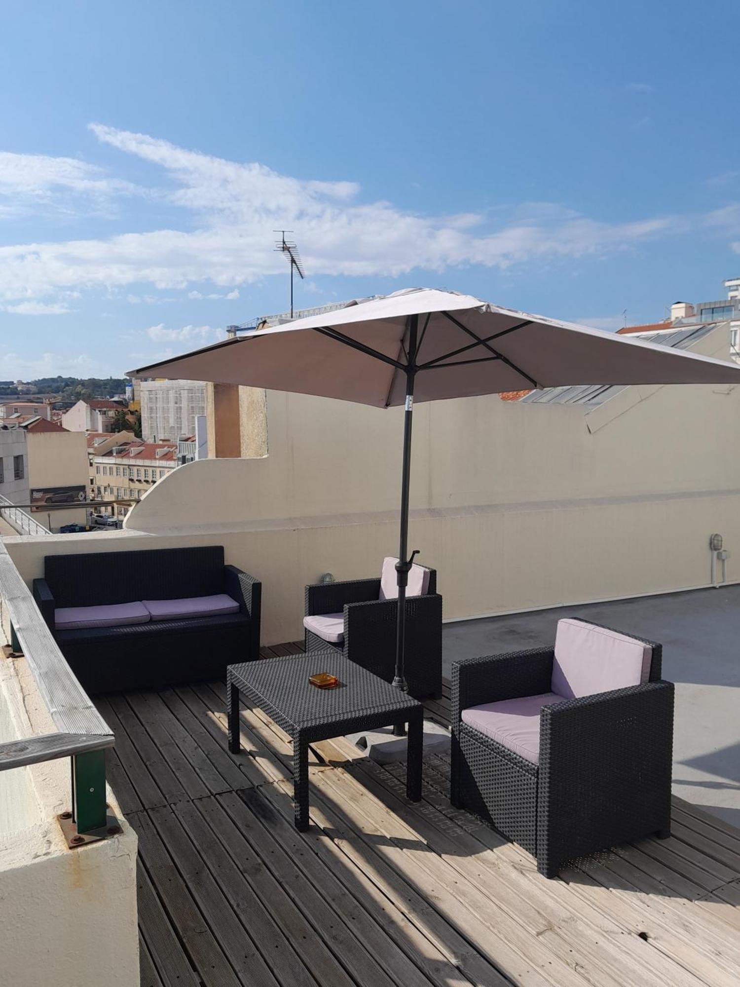 Apartamento sobre o Rio Lisboa Exterior foto